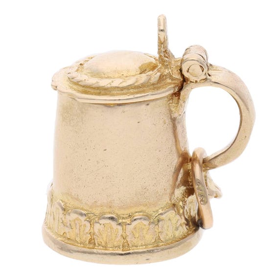 9ct Gold Tankard Charm
