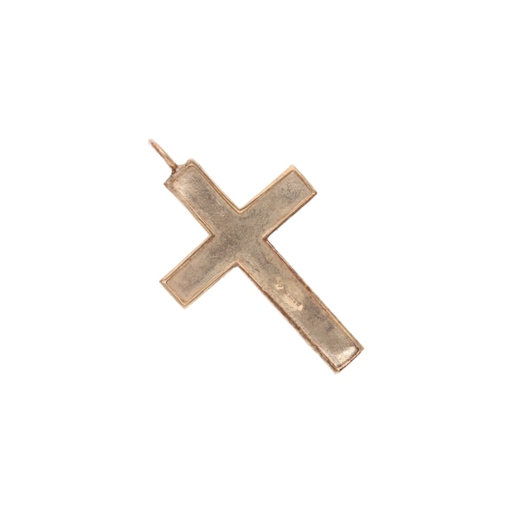 Large 9ct Gold Cross Pendant. - image 2