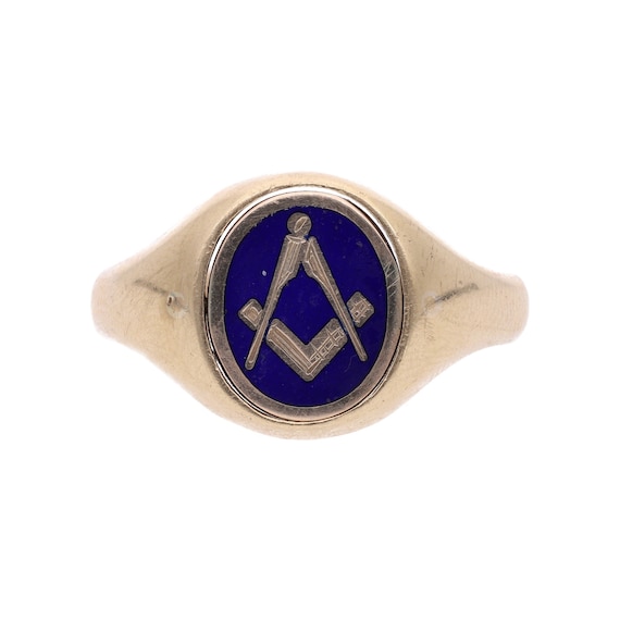 Masonic swivel best sale ring