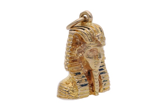 Heavy 9ct Gold Egyptian Sarcophagus Mummy Charm - image 4
