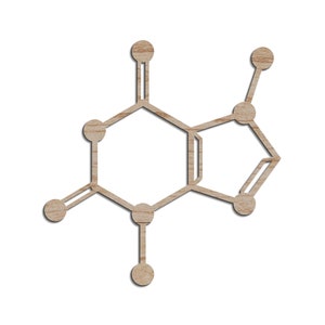 Chocolate Molecule Laser Cut Files (Svg, Dxf, Pdf, Ai, Eps), Science Vector Files for Laser Cutting [Instant Download]