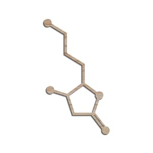 Whiskey Molecule Laser Cut Files (Svg, Dxf, Pdf, Ai, Eps), Glowforge Files for Laser Cutting [Instant Download]