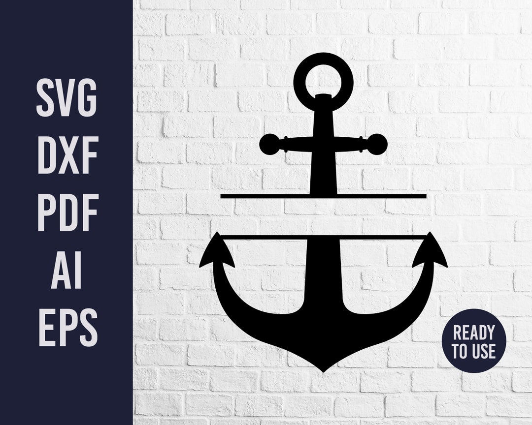 Anchor Laser Cut Files svg Dxf Pdf Ai Eps Nautical - Etsy Australia