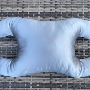 Maulbeerseide Kissen 22 Momme Silber / Grau Anti Falten Schlaf Schönheit Kissen Wimpern Freundlich Haut und Haarfreundlich Handgemacht