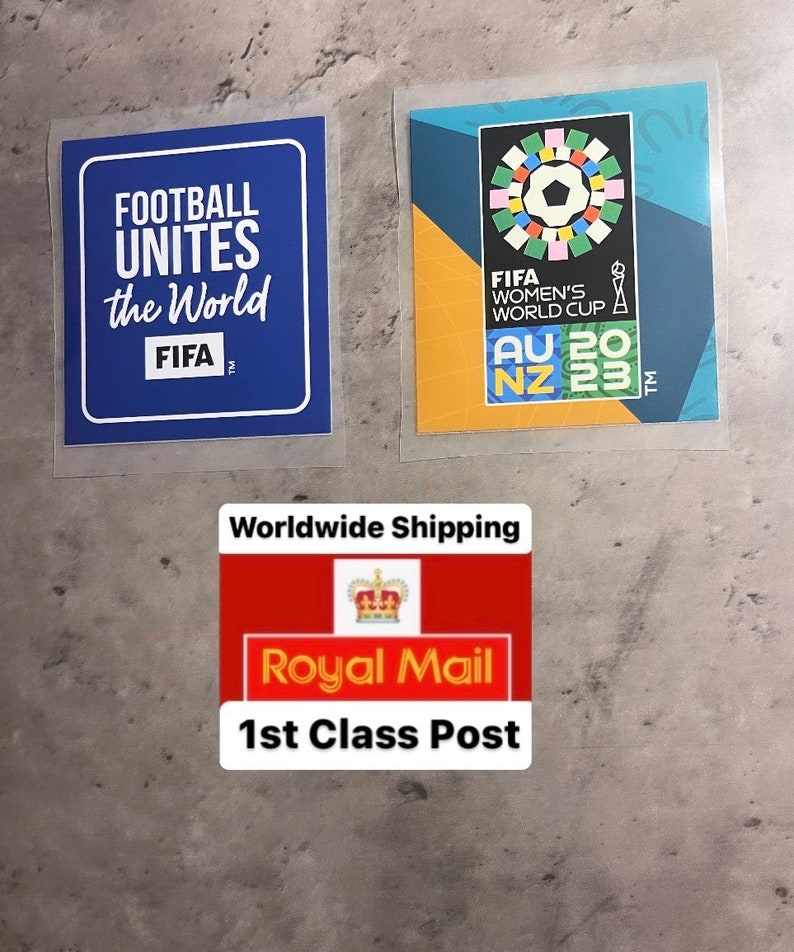 Copa Mundial Femenina de la FIFA 2023 Australia y Nueva Zelanda Insignia de manga Parche Camiseta de fútbol Inglaterra damas leonas España damas imagen 1