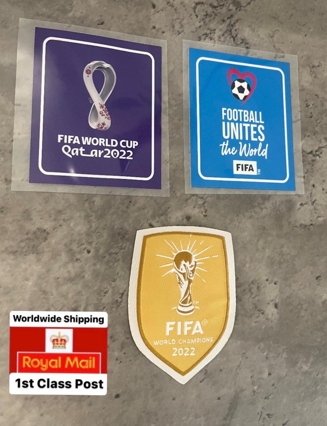 2023 Spain Women WORLD CUP 2023 CHAMPIONS Official Player Issue Size  Football Badge Patch