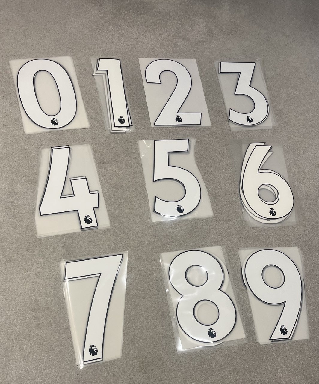 Premier League Football Shirt Name Number Printing 2018 Onward Etsy UK