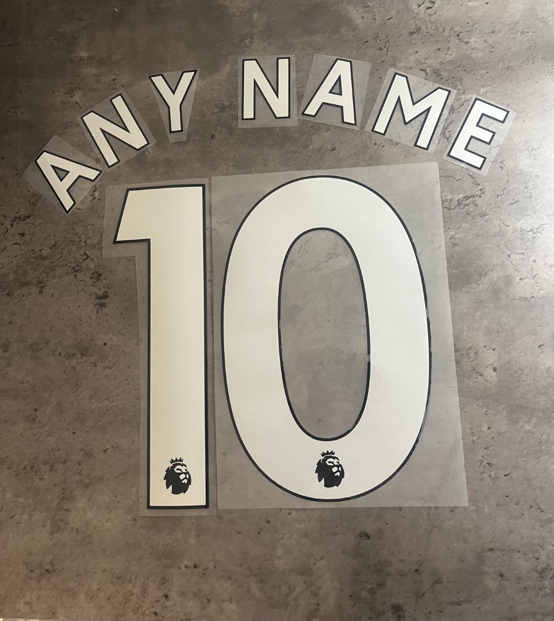 Premier League Football Shirt Name Number Printing 2018 Onward Etsy UK