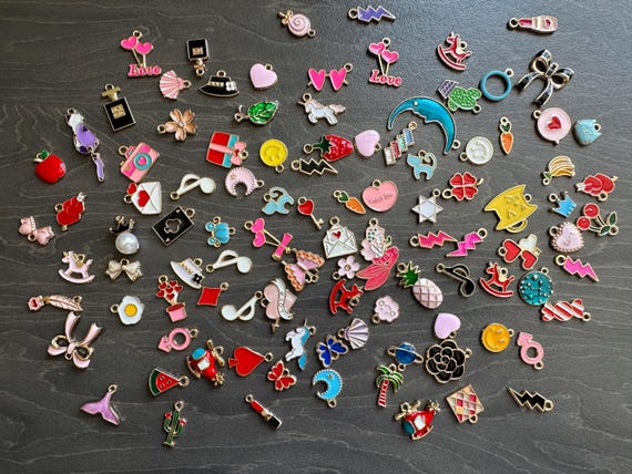 Enamel Charms Bulk Charms For Crafts Enamel Charms, Random