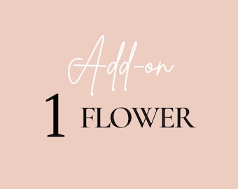 ADD 1 flower to sweater