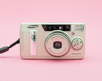 Appareil photo argentique Samsung Vega 70D vintage | Garantie de 30 jours