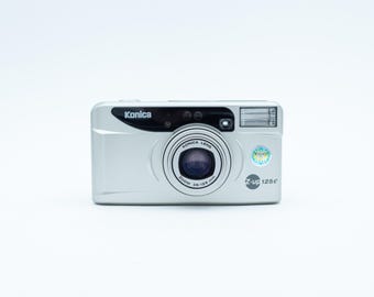 Appareil photo argentique vintage 35 mm Konica Z-Up 125e | Appareil Photo Argentique | Caméra de poche | Appareil photo analogique à Pellicola | Garantie de 30 jours