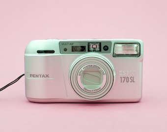 Pentax Espio 170SL (également connu sous le nom de Pentax IQZoom 170 SL) Appareil photo compact vintage Y2K 35 mm compact | Garantie de 30 jours