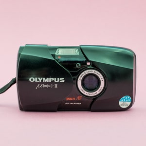 Olympus Mju II [Mju:µ] 35mm Vintage Film Camera MultiAF Stylus Epic All Weather Point and Shoot Appareil Photo | 30 Days Guarantee