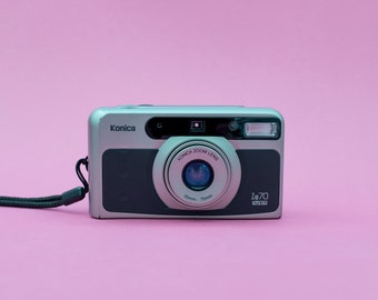 Konica Z-up 70 VP | Vintage Film Camera for 35mm Film from the 1990's Analogue Photography Retro Style | 30 Days Guarantee