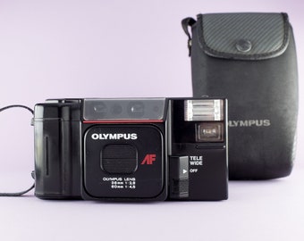 Olympus AFL-T Retro Compact Film Camera from the 1980's | with Original Case | Tested with Film