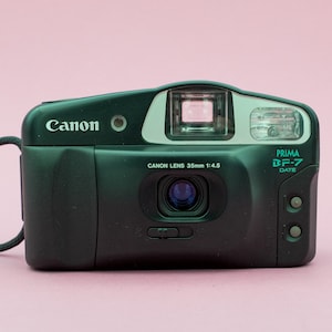Canon Prima BF-7 Date | Vintage Analog Compact Camera from the 90s for 35mm Film | 30 Days Guarantee