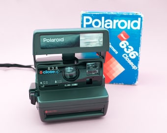 Polaroid 636 Close-up Retro Instant Film Camera from the 90s | Fun at Parties, Weddings, Gift | Cleaned and Refurbished | 30 Days Guarantee