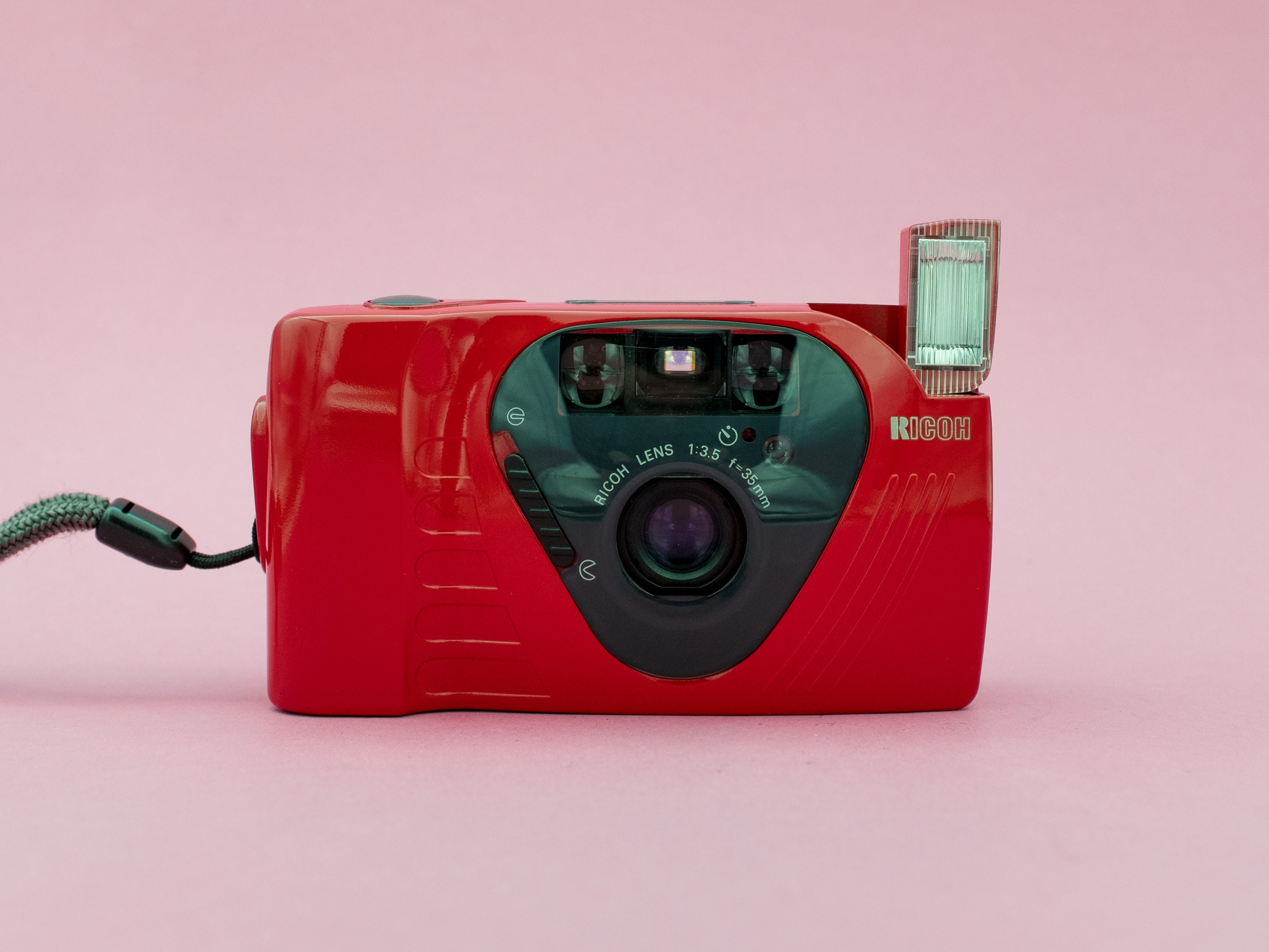 Ricoh FF-9 Vintage Film Compact Camera for 35mm Film 1980s Point