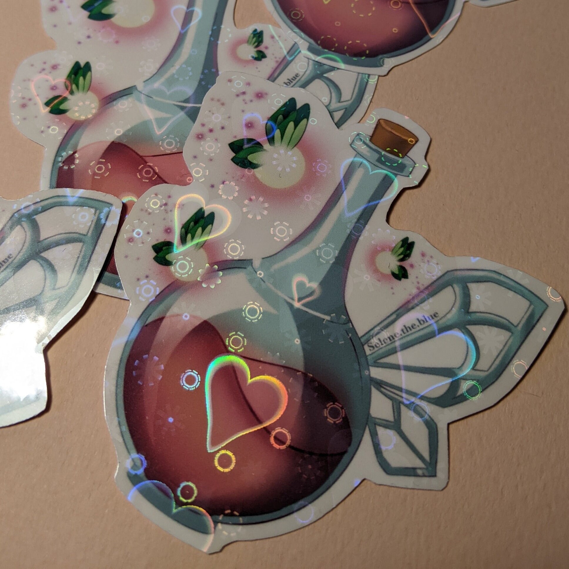 Tonic Sticker Holographic Fairy Tonic Sticker: Zelda Inspired Waterproof Vinyl Decal ...