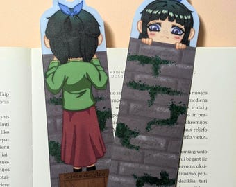Maomao Bookmark, peeker chibi, the apothecary diaries, matte finish