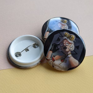 Botón pinback Purah, insignia de Zelda, pin totk, redondo de 1,7 pulgadas