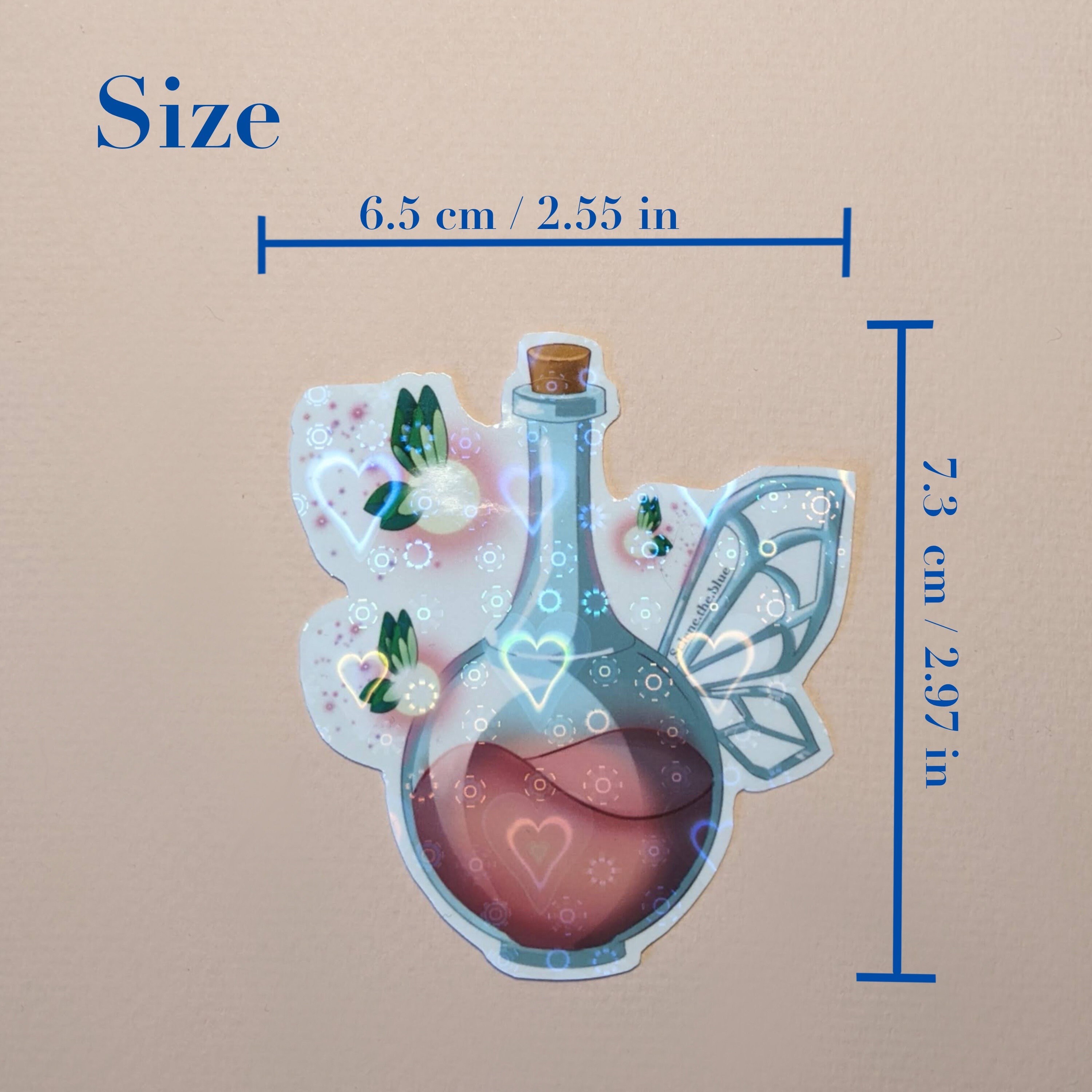 Tonic Sticker Holographic Fairy Tonic Sticker: Zelda Inspired Waterproof Vinyl Decal ...