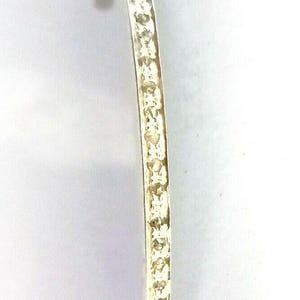 Pave Diamant Armreif, 925 Sterling Silber Armreif, verstellbarer Armreif Diamant Silber Armreif, natürlicher Pave Diamant Armreif Silber handgemachter Armreif