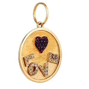 Solid 14k Gold Pendant Ruby Gemstone Pendant Moissanite Diamond Charm Heart  Design Pendant 925 Sterling Silver Pendant Designer Pendant