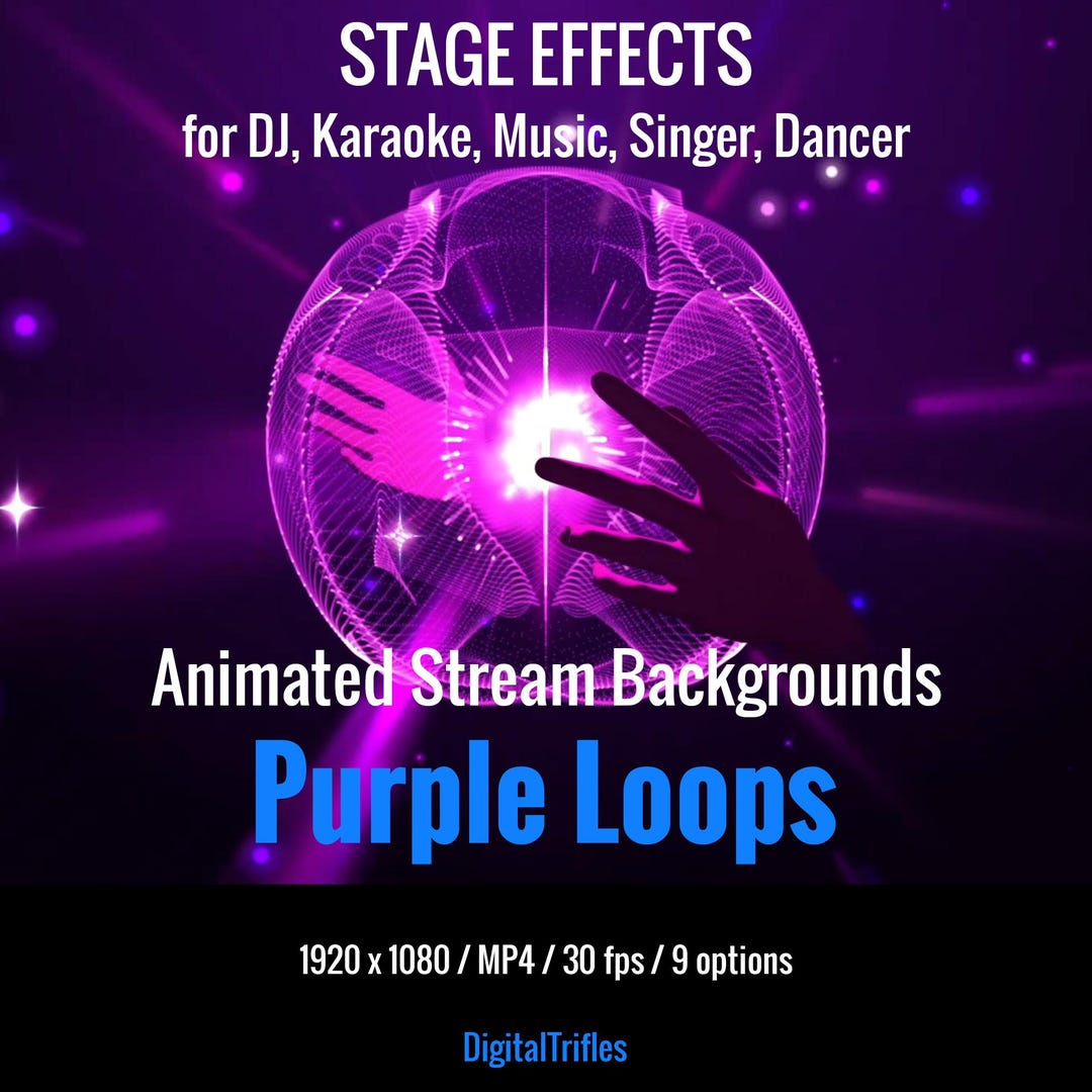 Animated Stream Backgrounds, Light Stage Visuals for Vtuber and ...