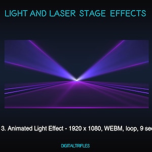 Vibrant Laser, Stage Light Effects, Stream Overlays and Background for ...