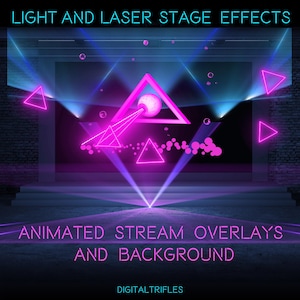 Żywe lasery, efekty świetlne na scenie, nakładki strumieniowe i tła dla streamerów i VTuberów, piosenkarzy, DJ-ów, karaoke, pętli VJ, Twitch, OBS