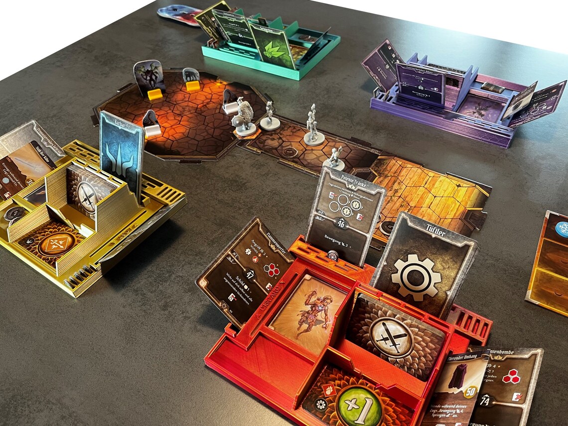 Feldherr Hero Dashboard Per Gloomhaven E Fauci Del Leone – Organizzatore Da Tavolo Stampato In 3D In Germania - 4