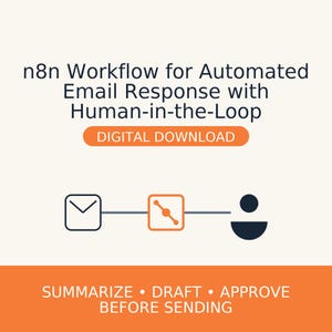 AI Email Auto-Responder Workflow for n8n | Summarize, Draft, and Approve Replies | JSON + Step-by-Step Guide