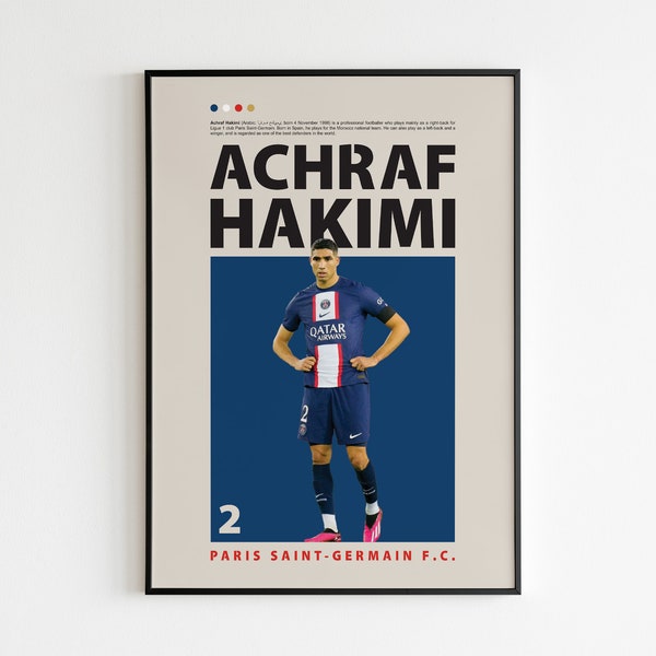 Lot écusson Carte Collector Achraf Hakimi PSG - Topps 2024 - Match Worn
