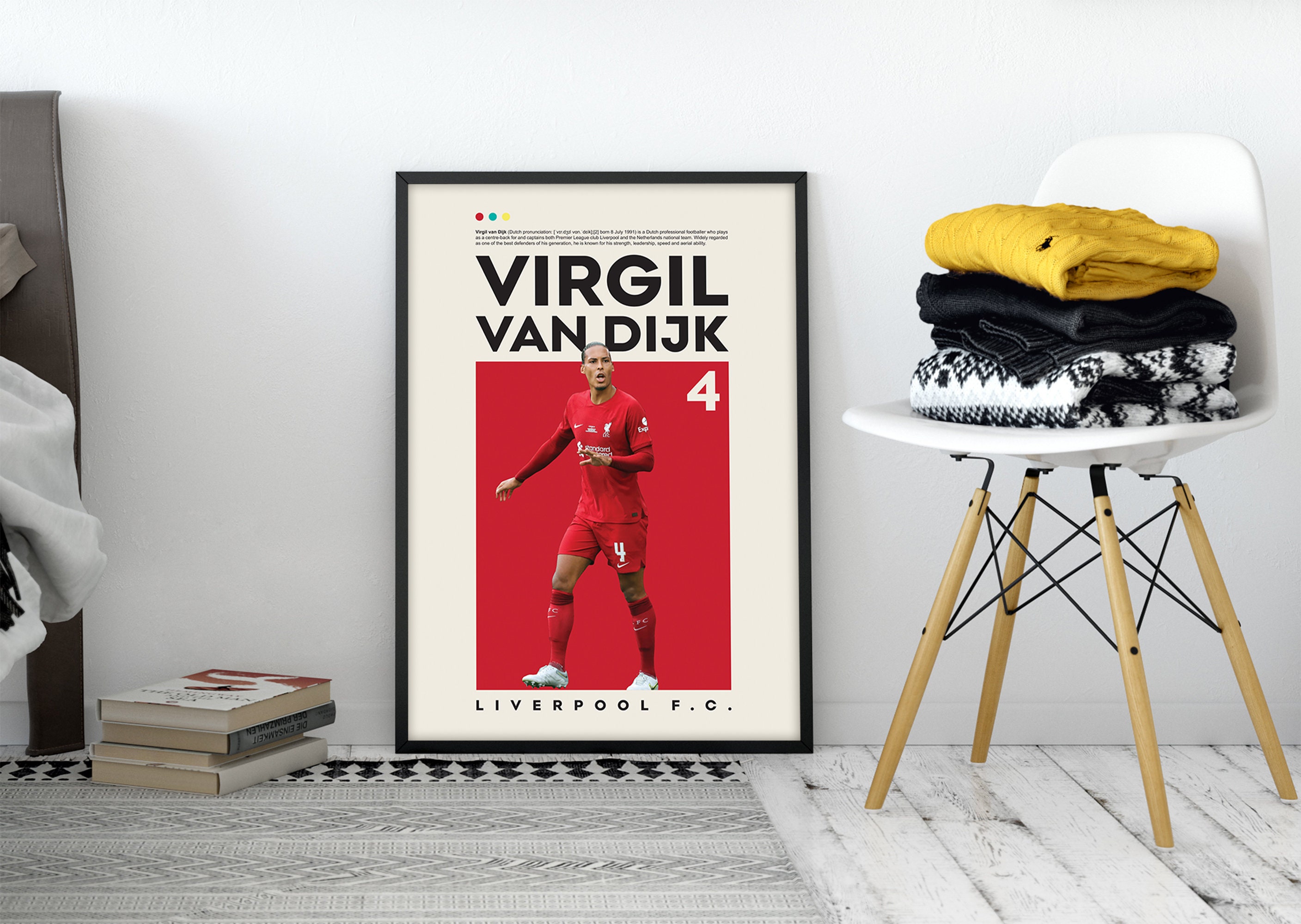 Discover Virgil van Dijk Poster, Liverpool Poster, Virgil van Dijk Print Art, Office Wall Art, Bedroom Art, Gift Poster, Dutch Footballer