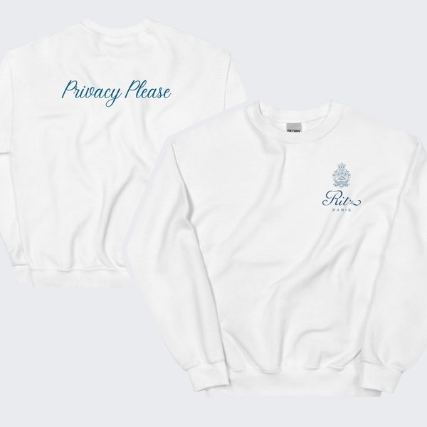 The Ritz Hotel Paris Sweater, Sporty Rich Wellness Y2K Sweatshirt, Preppy Tennis Club Crewneck, Ritz Sweatshirt, Ritz Hotel Sweater