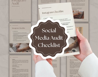 Instagram Audit Template Etsy Instagram Audit Template Etsy