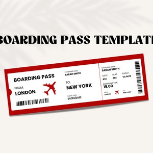 Fake Plane Ticket Template Plane Ticket Printable Template Plane