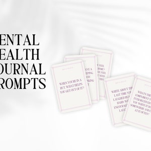 Invites de journalisation pour la santé mentale PDF | Invites de journal pour la santé mentale | Invites de journal de santé mentale | Journal invite la santé mentale
