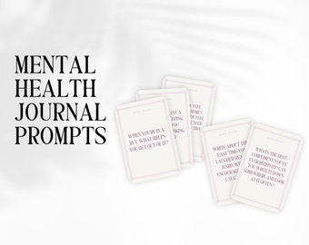 Journaling Prompts for Mental Health PDF | Journal Prompts for Mental Health | Mental Health Journal Prompts | Journal Prompts Mental Health