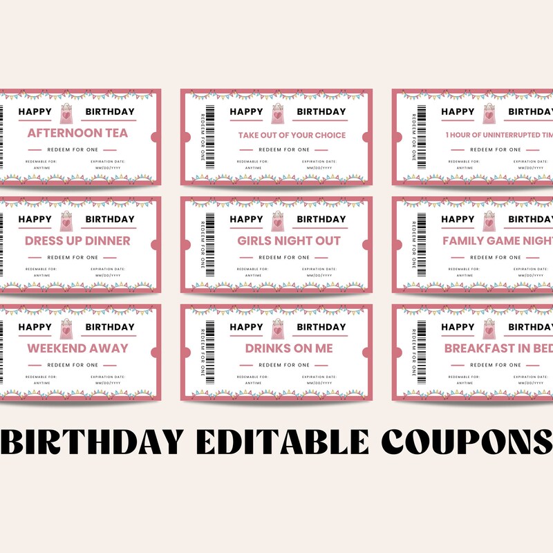 Coupon Template - Etsy