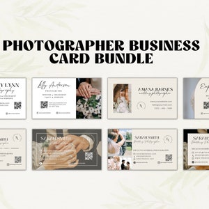 Photography Business Card with QR Code | Photography Business Card Templates | Photography Business Cards | Business Card Photography