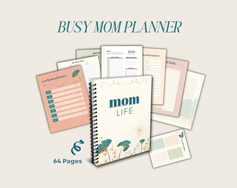 Printable Mom Daily Planner | Mom Daily Planner | Planner Printable Mom | Daily Planner Printable for Mom | Busy Mom Planner