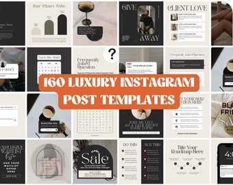 Instagram Grid Template Canva | Instagram Feed Template Canva | Instagram Post | Instagram Canva | Instagram Feed | Post Templates