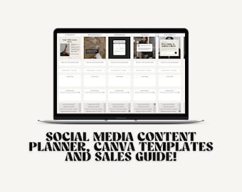 Google Sheets Social Media Planer | Canva Vorlagen & Anleitung
