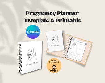 Pregnancy Planner and Journal | Pregnancy Planner Journal | Pregnancy Planner Book | Printable Pregnancy Planner | Pregnancy Diary
