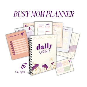 Printable Mom Daily Planner | Mom Daily Planner | Planner Printable Mom | Daily Planner Printable for Mom | Busy Mom Planner