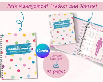 Printable Pain Tracker | Pain and Symptom Tracker | Pain Tracker Journal | Chronic Pain Tracker | Medical Tracker | Sympton Log