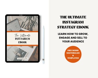 Guida al marketing su Instagram / Strategia di marketing su Instagram / Come vendere su Instagram / Modello di marketing per Instagram / Marketing su Instagram fai da te